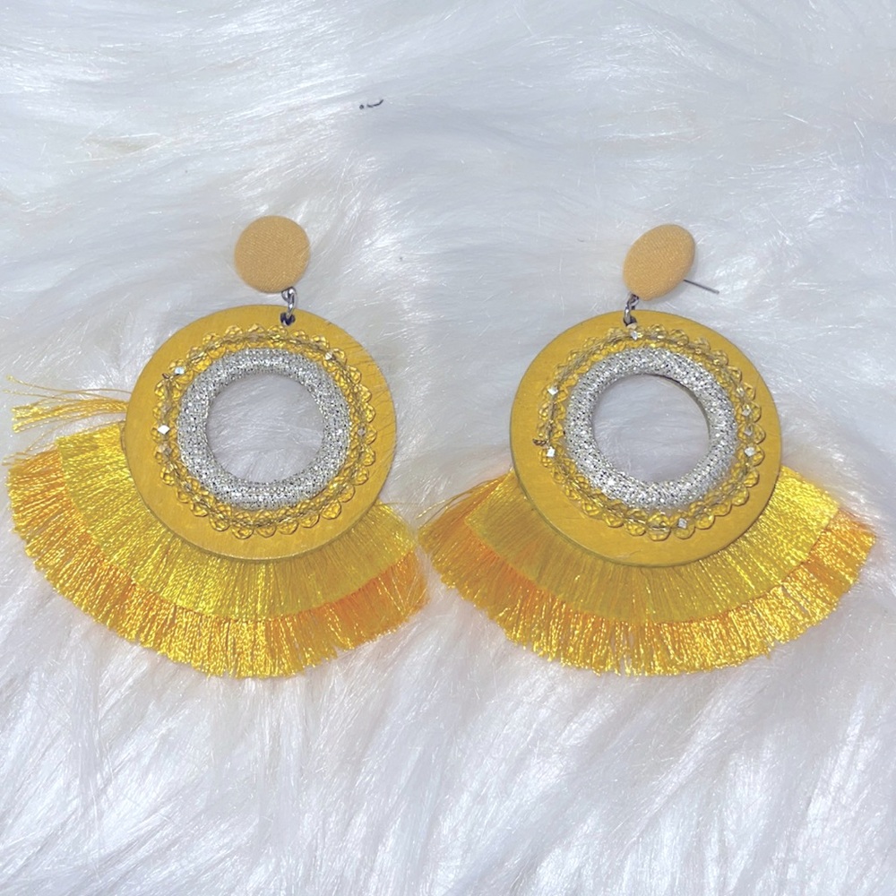Wood earrings